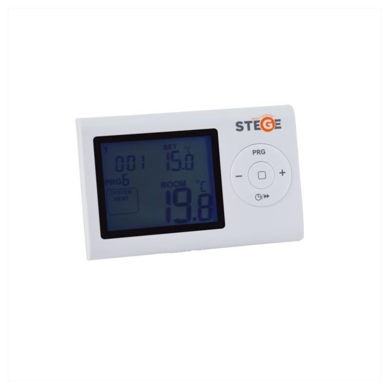 Stege Sg 200 Ψηφιακός θερμοστάτης χώρου θέρμανσης - Ψύξης Εβδομαδιαίου προγραμματισμού